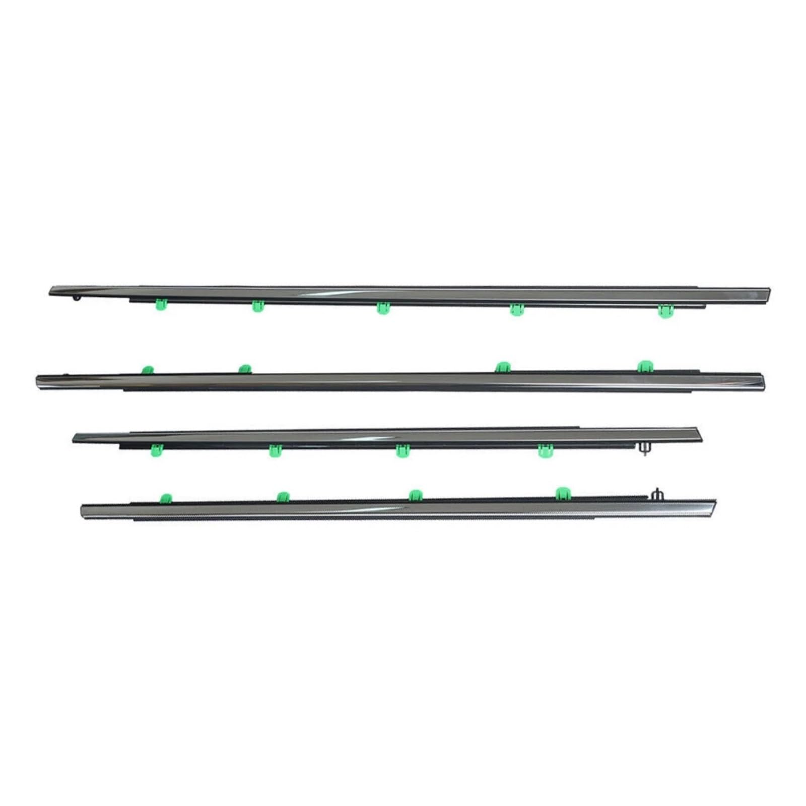 4Pcs Car Window Weatherstrip Black Compatible with Honda CRV 2012-2016 Car Weatherstrip Window Moulding Trim 72450-T0G-A01 72410-T0G-A01