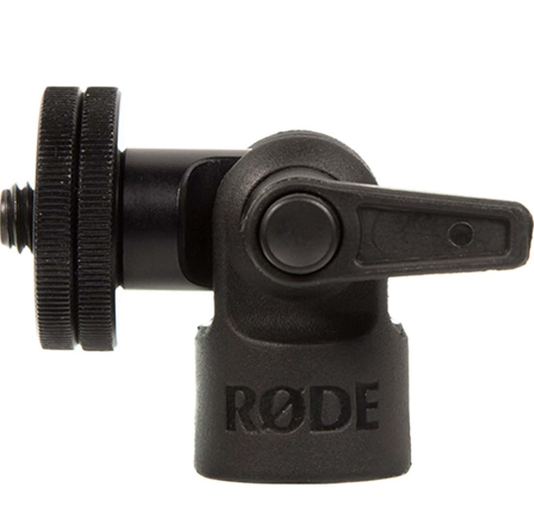 RODE Micro BoomPole - Asta telescopica per microfono, 2 m + RODE Pivot Adaptor 3/8", giunto girevole per montaggio su treppiedi o tono