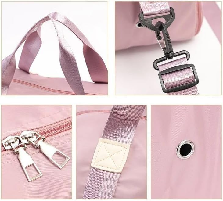 Bolsa De Mão Mala Viagem Academia Feminina Masculina Super Grande, Compartimentos Com Zíper, Espaço Para Tênis Ou Roupas Sujas Alça Removível Modelo Transversal Bordo Poliéster (Lilás Claro) Bolsa De Mão Mala Viagem Academia Feminina Masculina Super Grande, Compartimentos Com Zíper, Espaço Para Tênis Ou Roupas Sujas Alça Removível Modelo Transversal Bordo Poliéster (Lilás Claro)