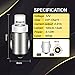 Ruiandsion BA7S Instrument LED Light F3 1 LED 12V DC White Car Mini Bulbs Lamps Led Car Instrument Light Warning lamp,Negative Earth (Pack of 4)