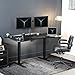 VIVO Electric 63 x 32 in Dual Motor Standing Desk, Memory Height Adjustment, 2B Series, Black Carbon Fiber Top Black Frame, DESK-KIT-2B1R
