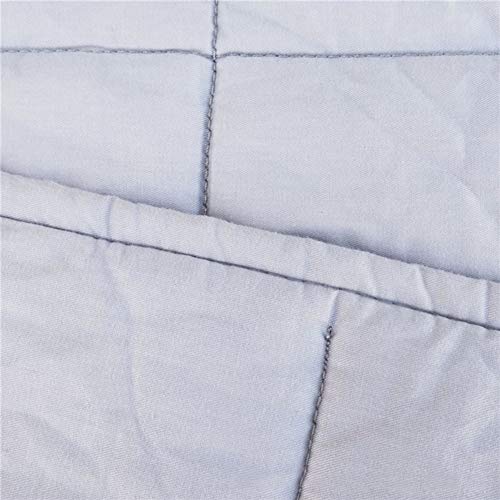 Couverture lestée adultes de construction supérieure lavable gris clair - 3
