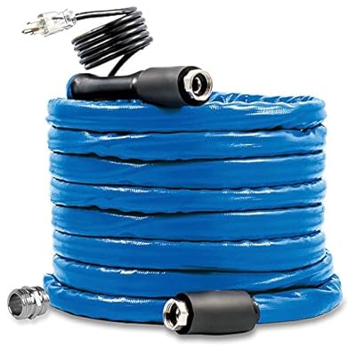 Camco 50ft TastePURE Heated Drinking Water Hose - Lead and BPA Free, Reinforced for Maximum Kink Resistance, 1/2" Inner Diameter (22903)
