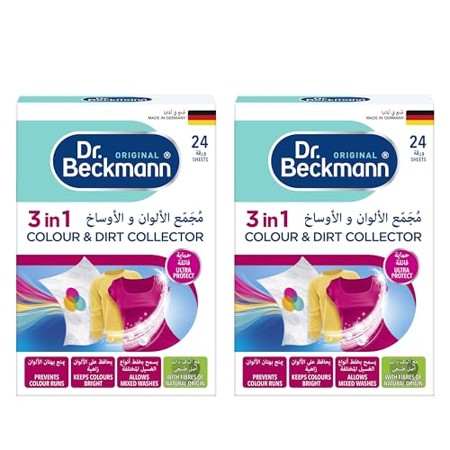 Dr. Beckmann Colour and Dirt Collector with Microfibre Works Efficiently Protect from Colour Run Unscented 48 Sheet
