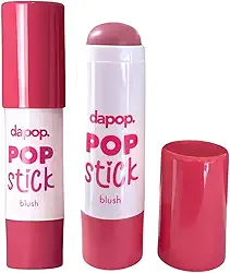 Pop Stick Blush em Bastão, 4 Tonalidades, Enriquecido com Vitamina E e Manteiga de Karité - Maquiagem (01, Padrão)