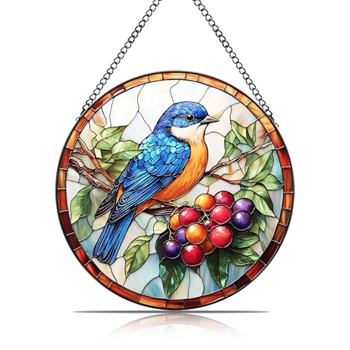 Bluebird of Happiness Suncatcher Ornament