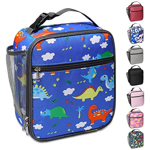 Apuucse Dinosaur Insulated Lunch Bag for Kids Cover