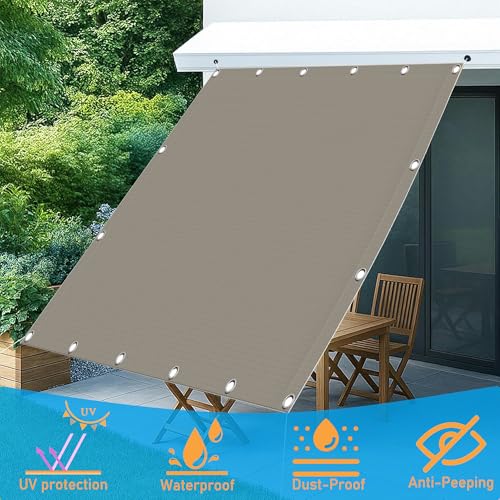 Toile de rechange pergola contre la pluie voile d'ombrage de remplacement anti-UV