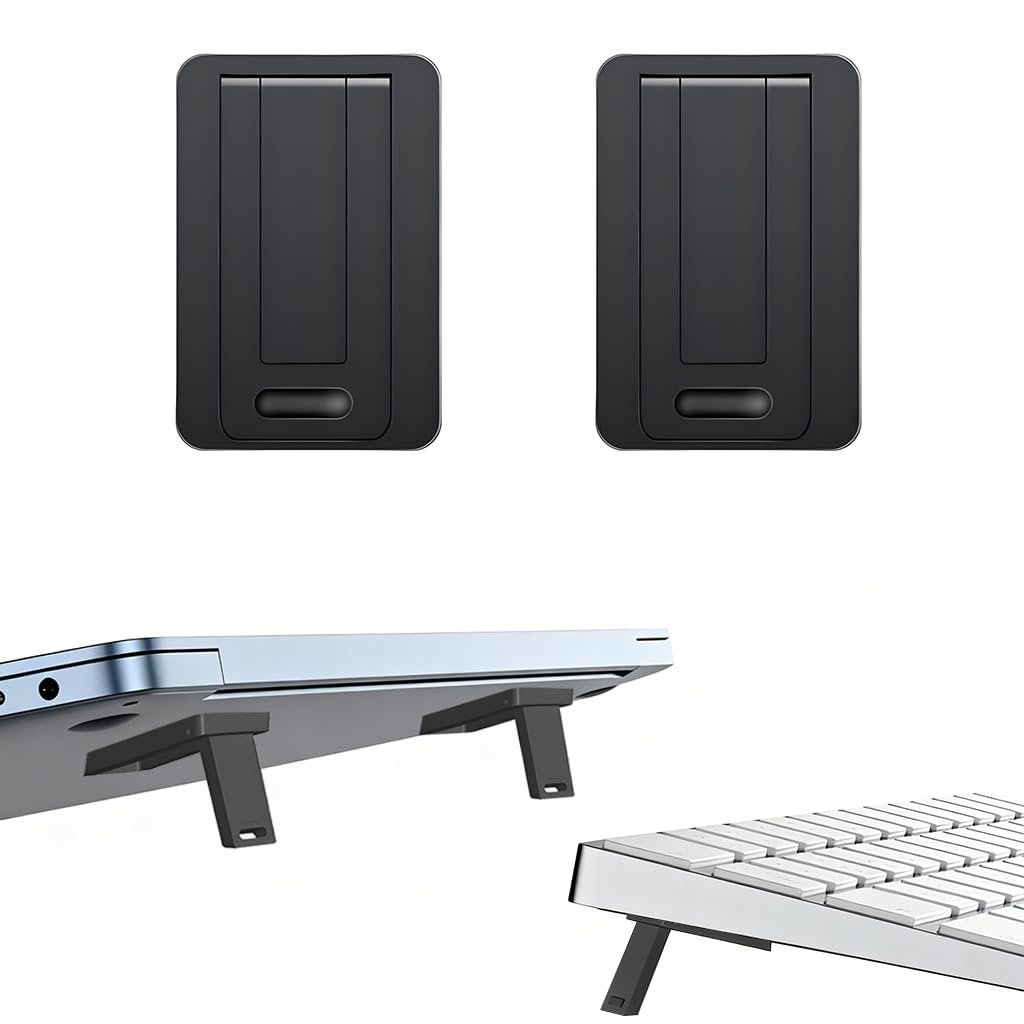 ZORBES® Portable Invisible Laptop Riser Stand, Mini Self-Adhesive ABS ...