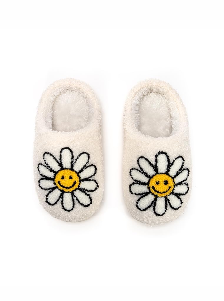 Living Royal Kids Cozy Plush Non-Slip Slippers - Funny Designs, Comfy, 100% Polyester