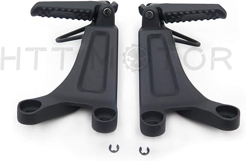 Miniatura 4 de HTTMT MT390-008-BK - Soporte de clavijas para pie de pasajero trasero negro compatible con Cbr600Rr Cbr Rr 2003 2004