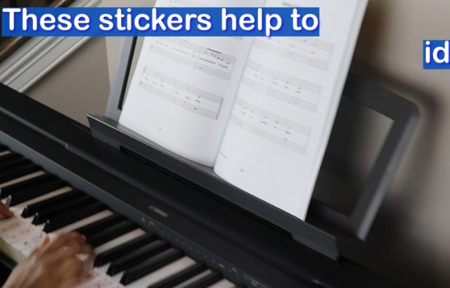 Adesivi Per Tastiera Pianoforte A Colori - Trasparenti E Rimovibili Per 88/76/61/54/49/37 Tasti - Foto 11