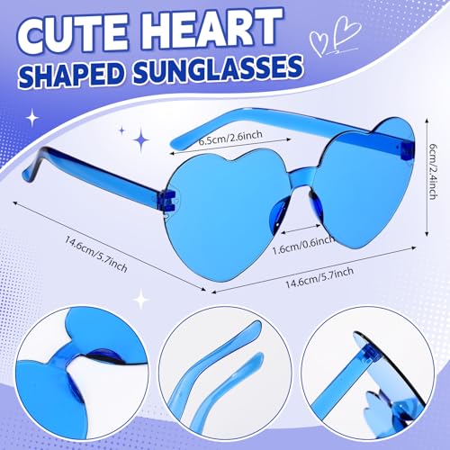Image of Chunyin 2 Pieces Party Wigs and Sunglasses Set, Neon Short Bob Wig Costume Cosplay Colorful Wig Hairpieces for Bachelorette Neon Party Favors, Halloween, Decorations (Blue)