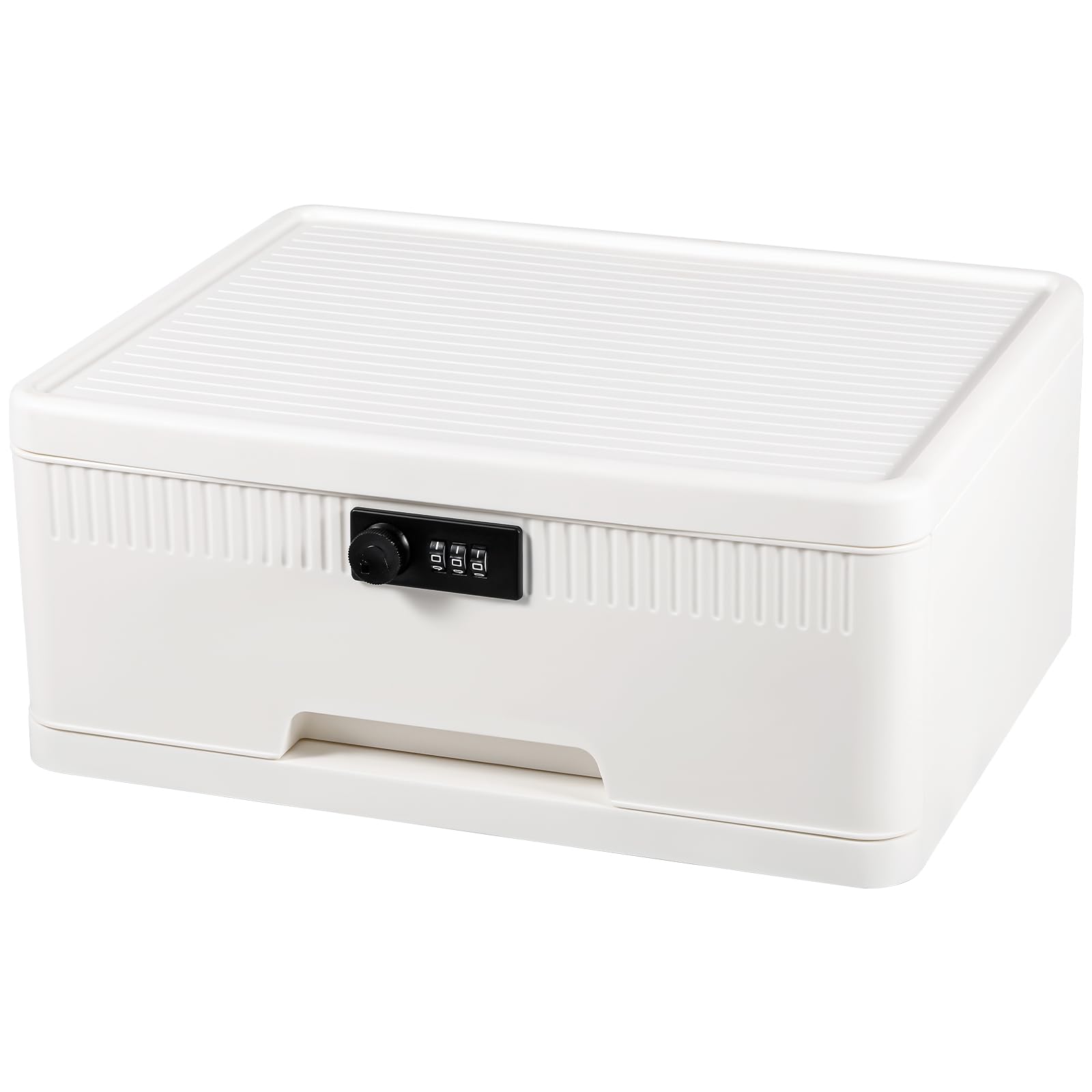 Zhjiutak Monolayer Locking Storage Container, Medication Lockable Container For Refrigerator Lockable Box Organizer Box With Code Food Safe Locking Boxs For Kitchen Home Medicine, Food, Phone, Office Documents Safety