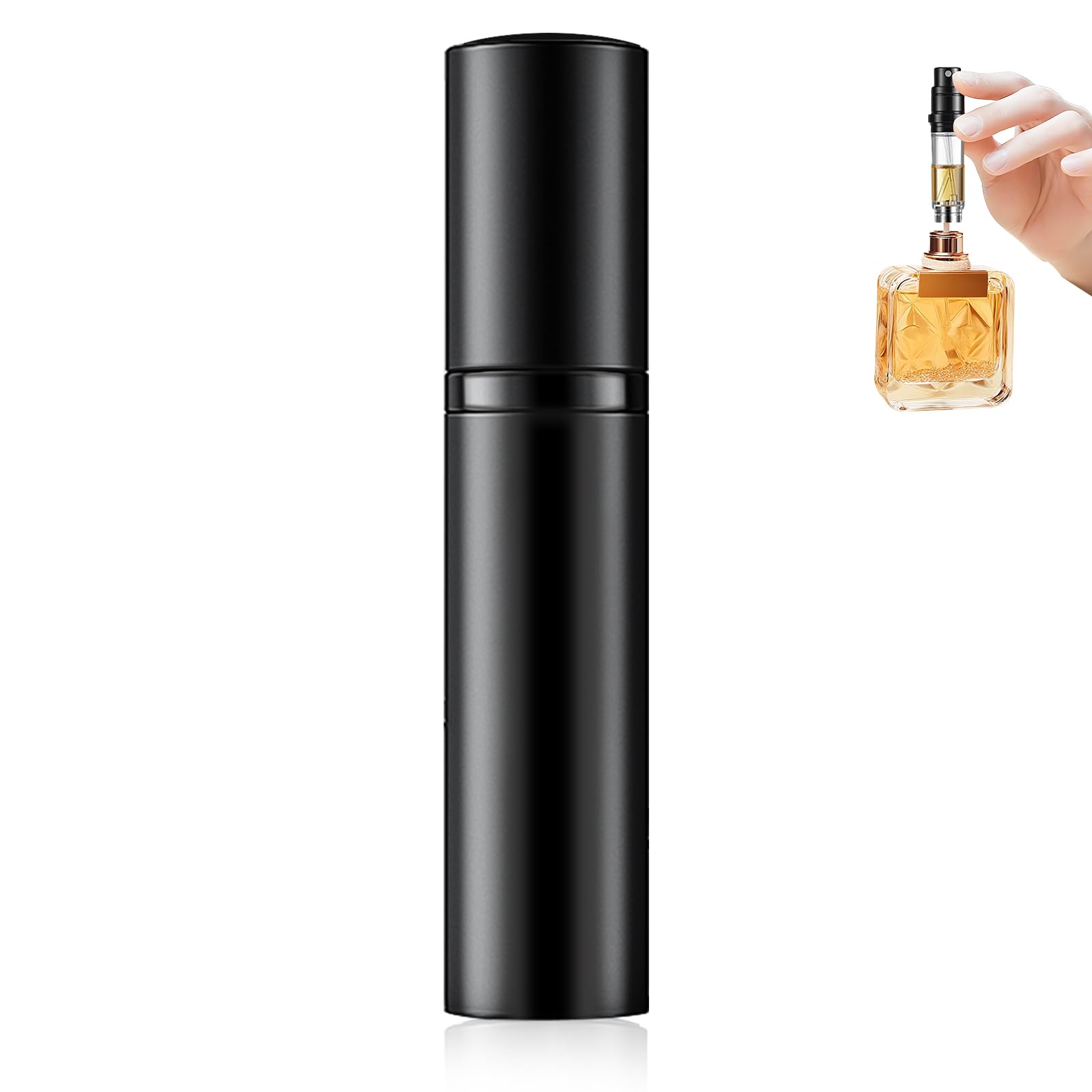 Mini flacone atomizzatore per profumo ricaricabile da 5 ml, confezione da 2 Gold | Leroy Merlin