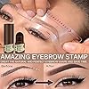 Eyebrow-Stamp-and-Stencil-Kit-1-Step-Eyebrow-Stamp-Shaping-Kit-Professional-Eyebrow-Powder-Stamp-Waterproof-Long-Lasting-Instantly-Color-TintBlack Eyebrow Stamp and Stencil Kit-1 Step Eyebrow Stamp Shaping Kit Professional Eyebrow Powder Stamp Waterproof Long Lasting…
