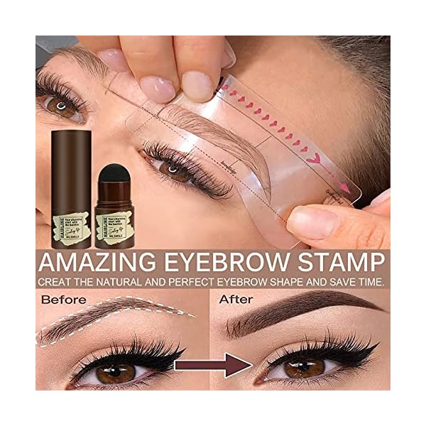 Eyebrow-Stamp-and-Stencil-Kit-1-Step-Eyebrow-Stamp-Shaping-Kit-Professional-Eyebrow-Powder-Stamp-Waterproof-Long-Lasting-Instantly-Color-TintBlack Eyebrow Stamp and Stencil Kit-1 Step Eyebrow Stamp Shaping Kit Professional Eyebrow Powder Stamp Waterproof Long Lasting…