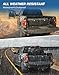 JOYTUTUS Lockable 160 Quart Truck Bed Tool Box, Waterproof Storage Box Truck Bed Cargo Case, Full & Mid Size Pickup Tool Box Toolbox Storage System