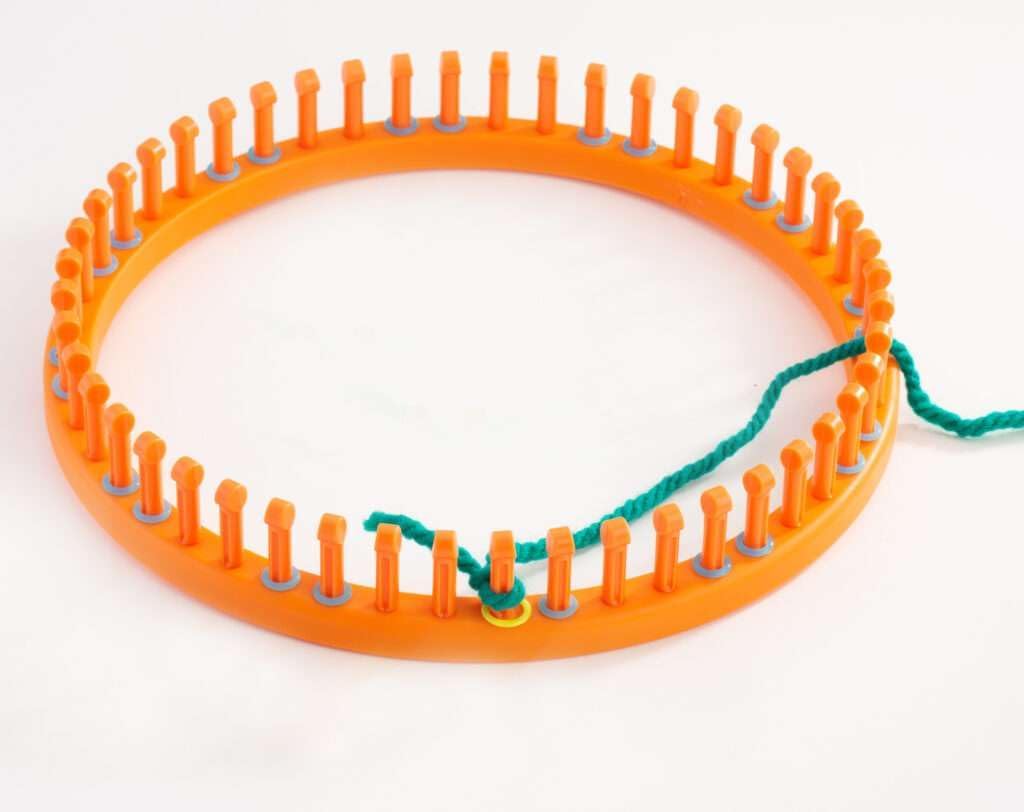 Authentic Knitting Board 'Premium' Round Knitting Looms Set (Chunky Round Loom Set with Yarn - Fisherman Color)