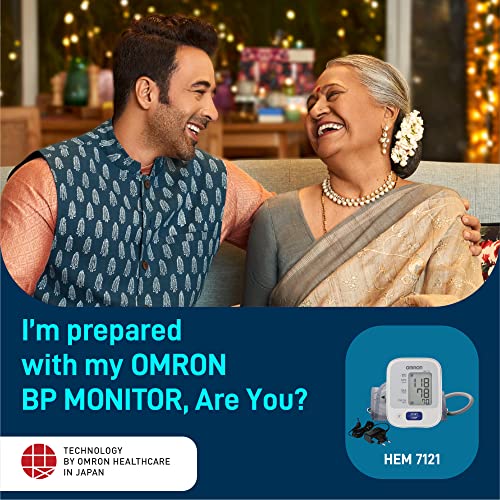 Omron Hem-7121 Blood Pressure Monitor 16 X 11 White::blue #TOP1