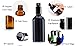YIZHAO Black Glass Spray Bottles 4oz, with Small Fine Mist Spray, Metal Cap, Refillable for Essential Oil,Travel,Cleaning,Perfume,Aromatherapy,Makeup – 9 Pcs