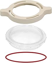 350090 Pool Pump Lid, Cam and Ramp Clamp Replacement and 350091 Lid for Pentair Superflo Inground Pool & Spa Pumps, Pool Pump Locking Ring Replacement