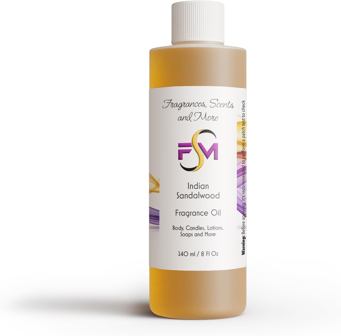 Indian Sandalwood Fragrance Oil - 8 Fl Oz Plastic Bottle (240ml)