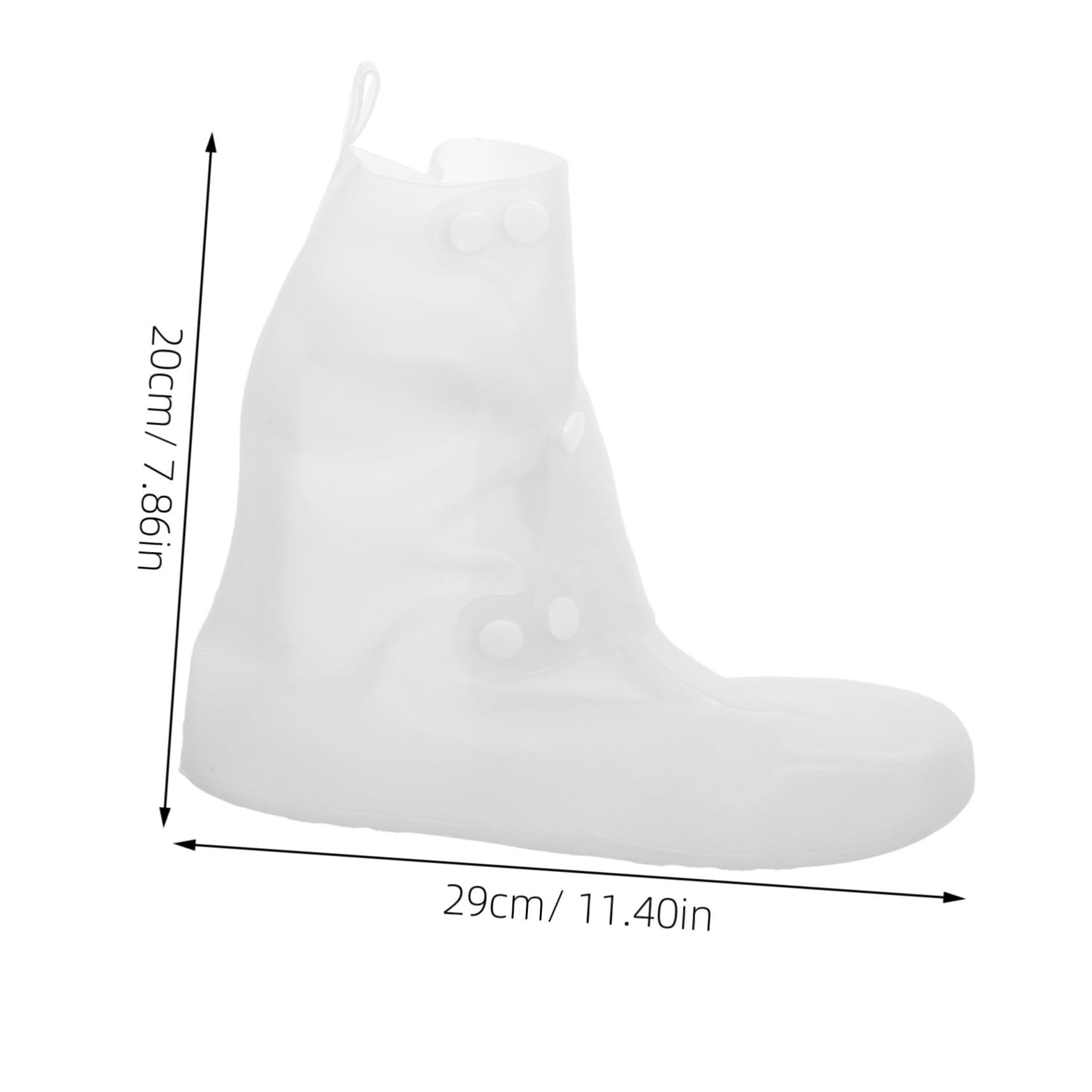 Baluue 2 Pares De Cubrezapatos Impermeables Para Jóvenes Protectores De Zapatos Funda Impermeable Para Protector De Zapatos Poncho De Pvc