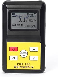 Snsowed Detector de radiação nuclear portátil portátil Contador Geiger Pessoal Raios-X Raios γ Raios β Ferramenta de detecção de raios-β de uso doméstico Testador radioativo Som Luz Vibrações Alarme