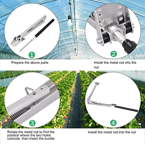 Jadeshay Automatischer Fensteröffner für Gewächshäuser, Gewächshaus Fensteröffner Solarwärmeempfindliche Automatische Gewächshäuser Gewächshaus Zubehör