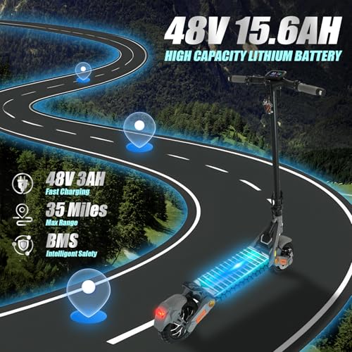Electric Scooter for Adults, 1200/1600/5000/5600W Dual Motor