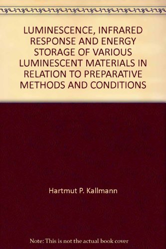 Luminescence, infrared response and energy storage...