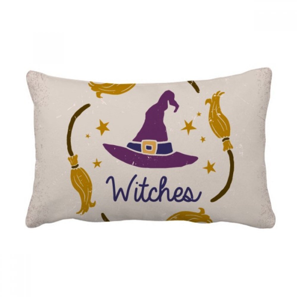Coussin lombaire Halloween pourpre motif cartoon avec insert de canapé 40x60cm