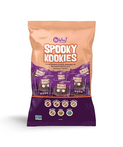 Miniatura 6 de Spooky Kookies (paquete de 2)  Galletas veganas de chocolate para Halloween, aptas para alérgicos, sin lácteos, sin nueces, sin maní, sin gluten,