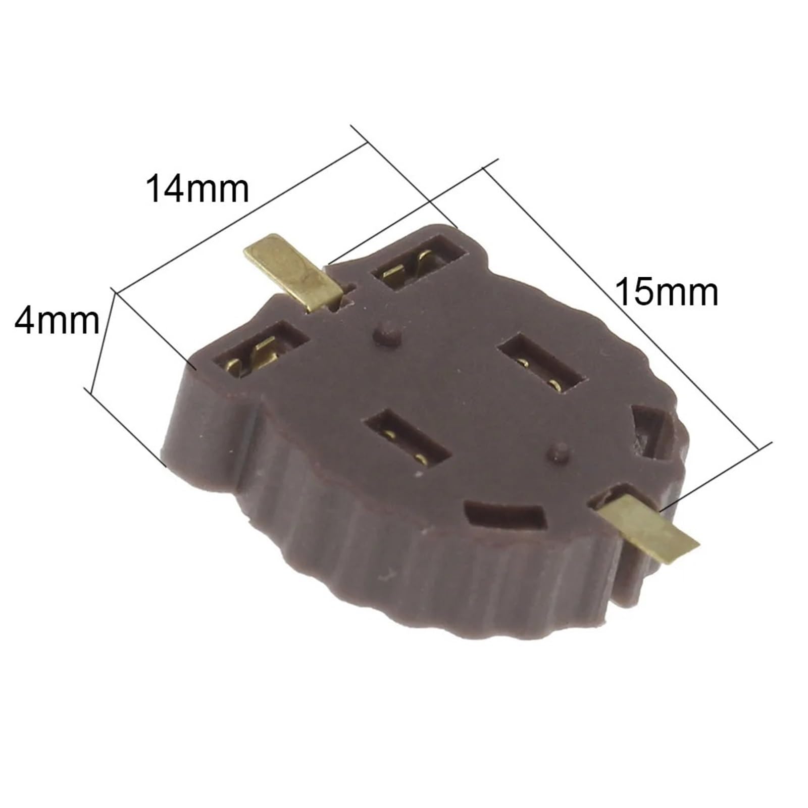 Boîtier de Support de Pile Bouton 3 V CR1220 CR1225 BS-1220-2, Lot de 10 pièces
