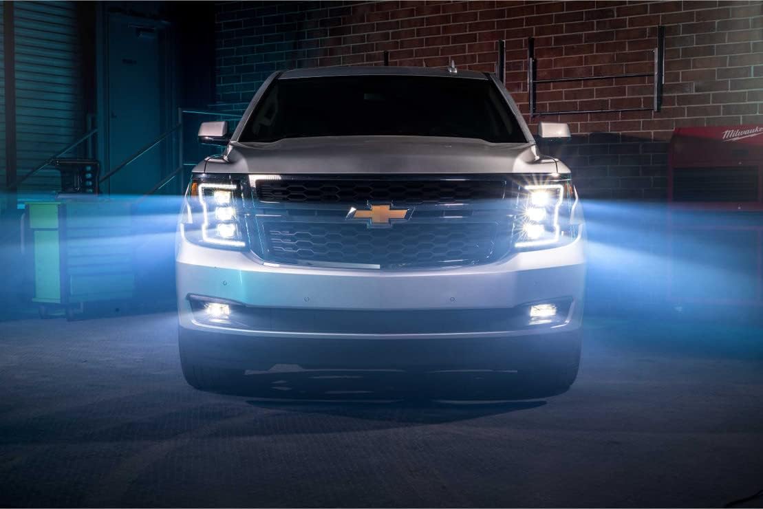Morimoto XB LED Headlights Fits 2015-2020 Chevrolet Tahoe and Suburban, Plug and Play Headlight Assemblies with Sequential Turn Signal & UV Coated Lens (LF548)