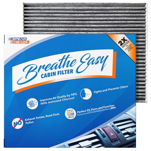 Image of Spearhead Odor Defense Breathe Easy AC & Heater Cabin Filter | Fits Select 2013-23 Ford & Lincoln Like OEM | Up to 25% Longer Lasting w /Activated Carbon (BE-775)