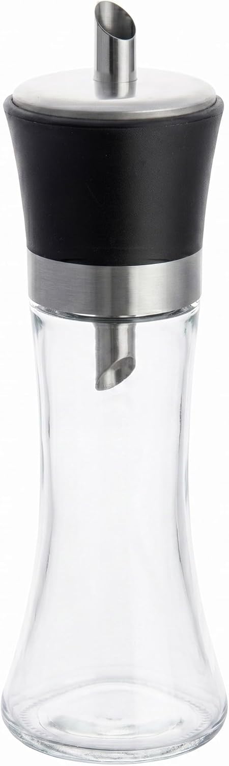 Restaurantware 6 oz Black Glass Sugar Dispenser
