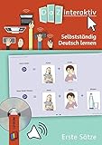  Selbstständig Deutsch lernen ohne Vorkenntnisse - Erste Sätze, 1 CD-ROM (Schullizenz)