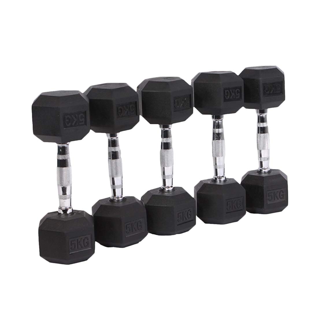 Gumowe hantle hex 1 para – 2,5 kg do 15 kg Home Gym Fitness Training Training Training Arm Muscle Fitness 2,5 kg