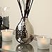 Hosley Set of 3 Metallic Bud Vases – 4.5” Silver Finish – Modern Table Décor for Living Room, Coffee Table, Dining & Shelf Styling