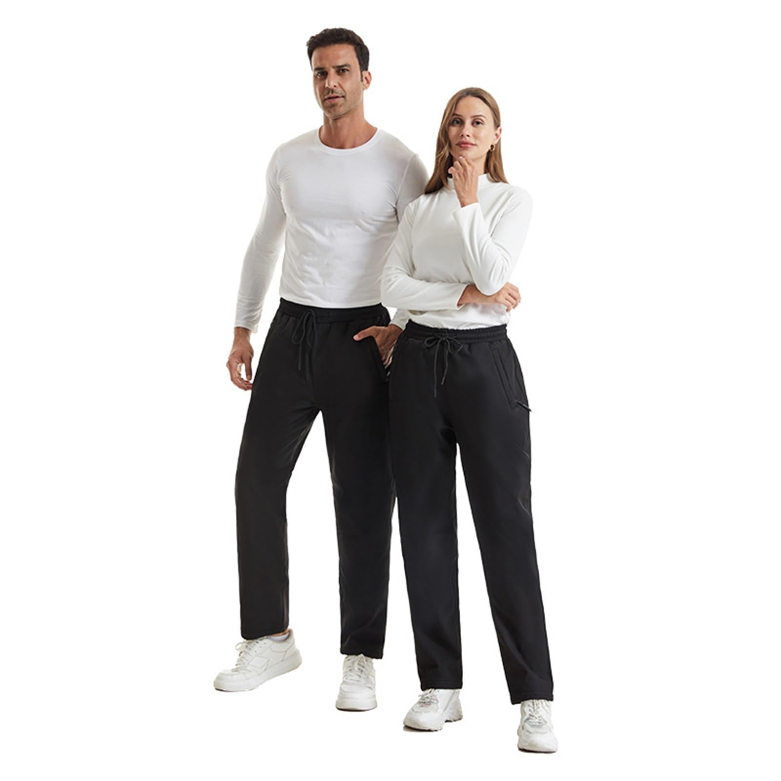 Pantaloni Riscaldati Per Uomo E Donna, Pantaloni Riscaldati Elettrici Spessi USB Con 12 Zone Di Riscaldamento, Impermeabili E Caldi Per L'inverno All'aperto(L)