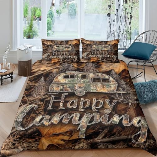 Housse de couette camping-car en microfibre inaltérable avec fermeture éclair - 4