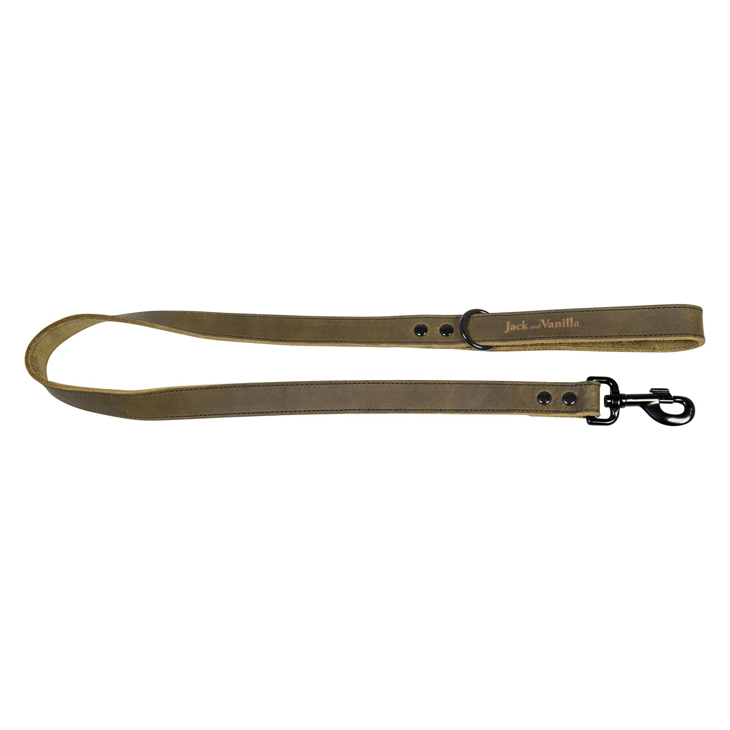JACK AND VANILLA, Dog Lead, Black Label Model, Green, Size 25 mm x 100 cm
