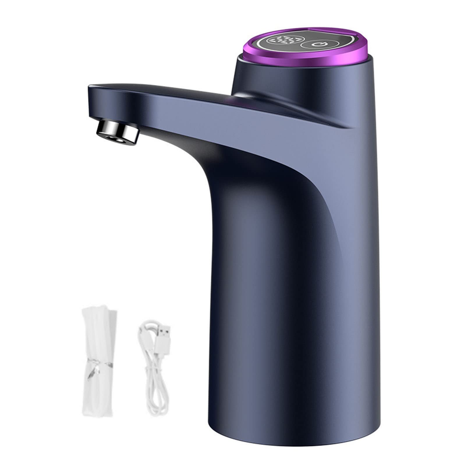 Elektrischer USB Wasserspender, Automatische Trinkwasserpumpe Wasserflaschen Pumpe für Camping und Haushalt Wiederaufladbar