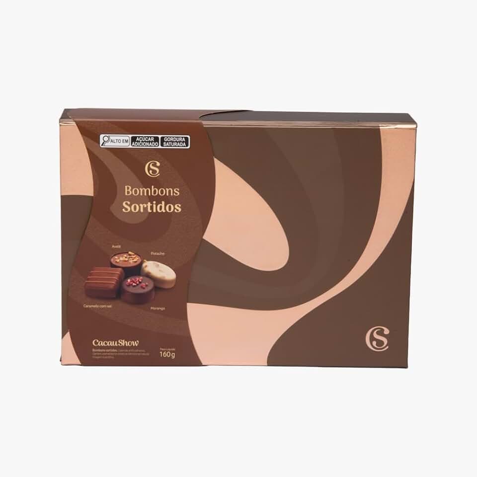 Caixa de Bombons Sortidos Cacau Show 160g