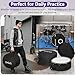 ORKELS Snare Drum Bag – 10mm Padded Travel Case for Snare Drum, Percussion Drum Gig Bag with Carry Handle for Drummers & Touring Musicians, For-14