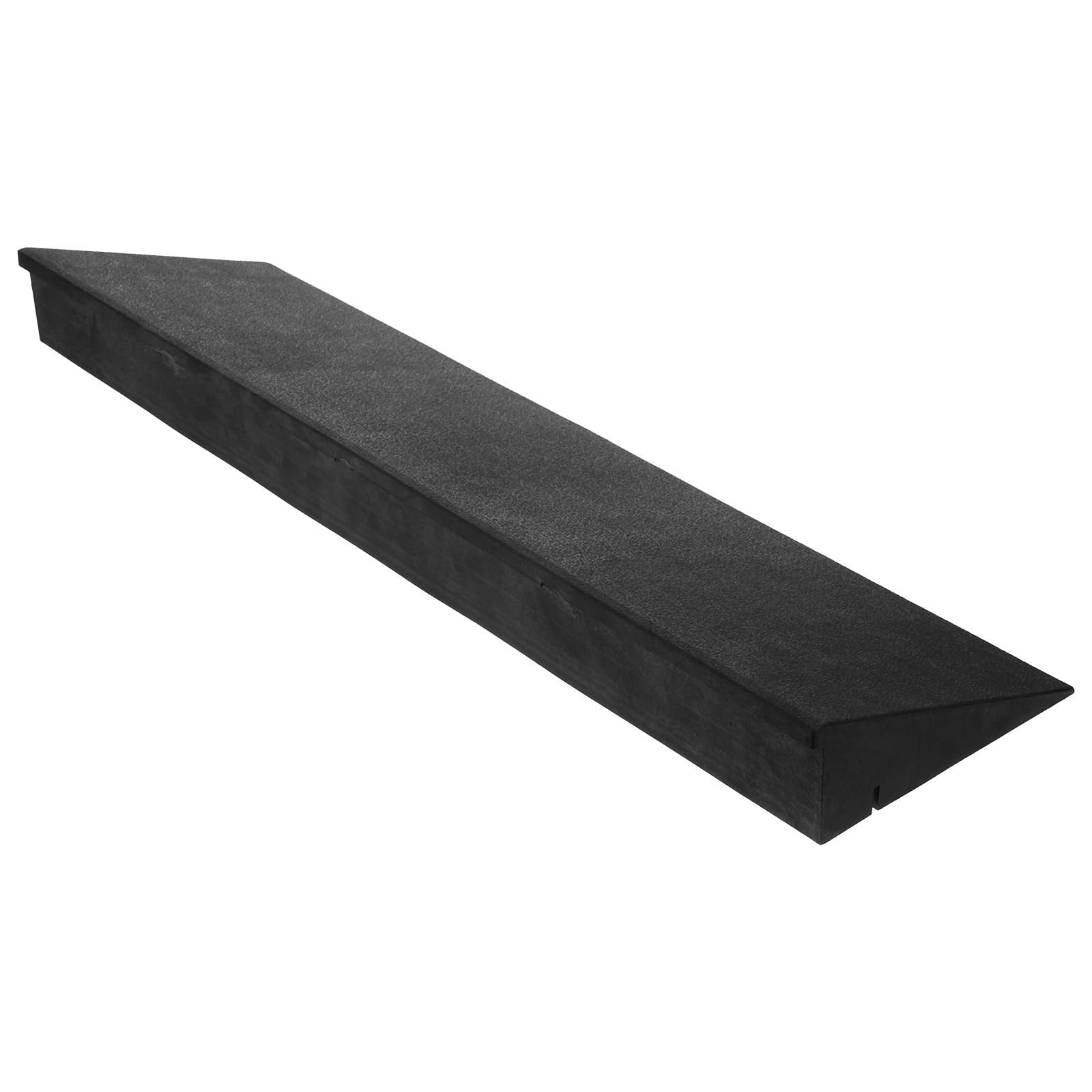 Rampe de Seuil en Caoutchouc Rampe de Seuil Noir Compacte et Légère Intérieur Fauteuil Roulant Skateboard