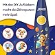 Seago Elektrische Zahnbürste Kinder ab 1 Jahr, Schallzahnbürste Kinder mit LED-Lichtern und DIY-Aufklebern, 8 Weiche BPA-freie Bürstenköpfe, Kinderzahnbürste für Baby 0 bis 3 Kleinkind, SG-2159(Blau)