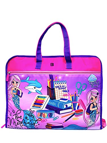 Image of Echo Boomers Designed Print A3 Size Drawing Activity Bag with Multiple Pockets